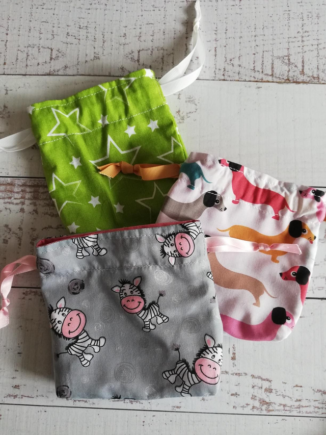 Reusable Eco-friendly Drawstring Gift Bags - Mini