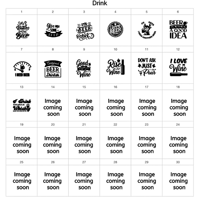 Drink Slate Coaster's 