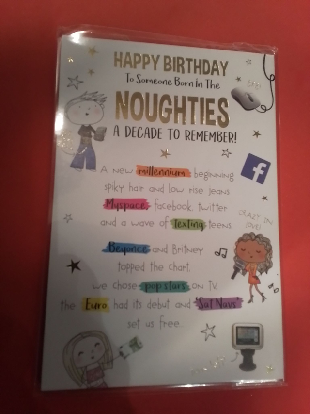 Born in the noughties Decade to Remember Birthday Card