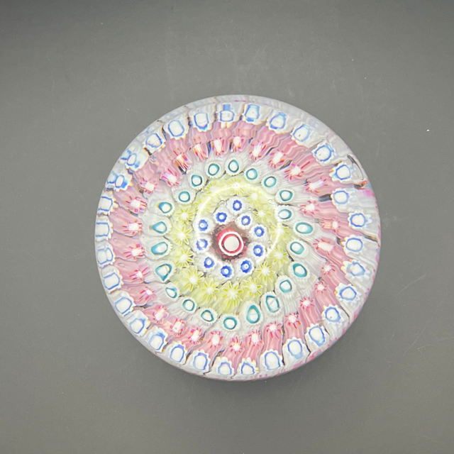 Antique 19th-Century Millefiori Glass Paperweight