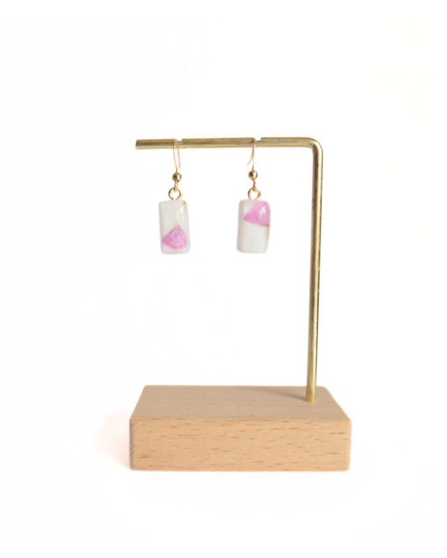 Boucles d'oreilles fleuries Ballerine | BO038