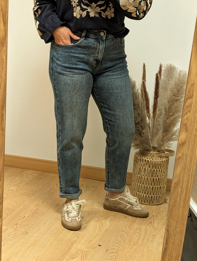 Ref PA09 Jeans Gabriel mom inspi l***