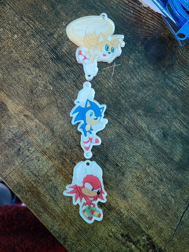Team Sonic Connected Acrylic Charm