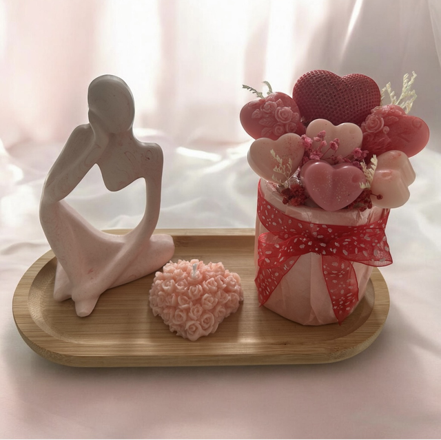 Coffret St Valentin Rose Vanillée