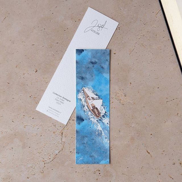 Marque-page - Bretagne - Le Voilier