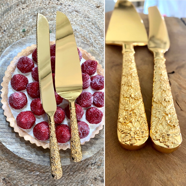 Ensemble à gâteau fleuri