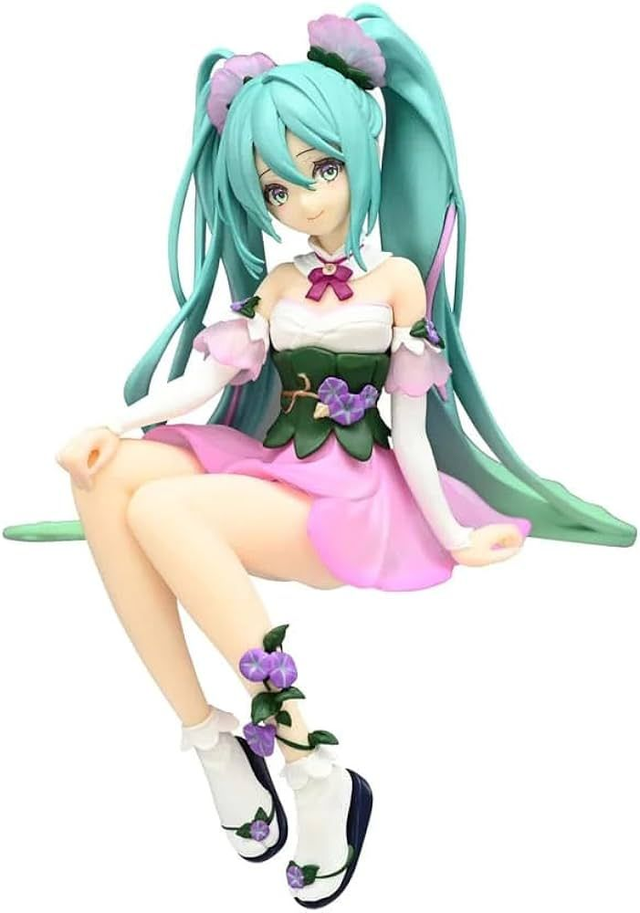 Hatsune Miku: Flower Fairy (Morning Glory Pink Ver.) Noodle Stopper Figure 