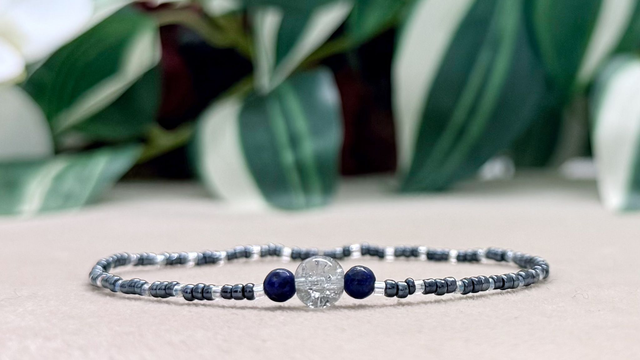 Bracelet | Lapis-Lazuli - Trio 2