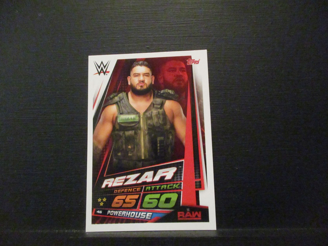 Rezar - Raw Slam Attax Universe Original Trading Card #46