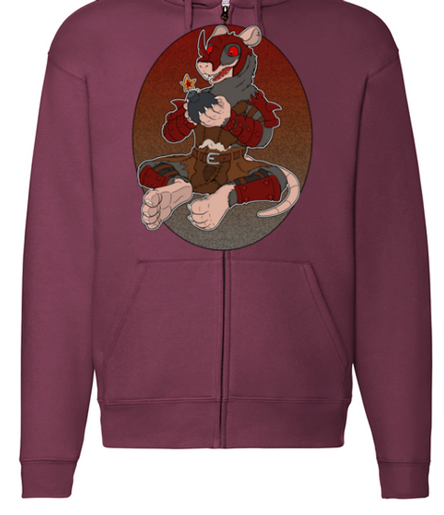 Ratte: "Kaboom" - Hoodie with Zipper 