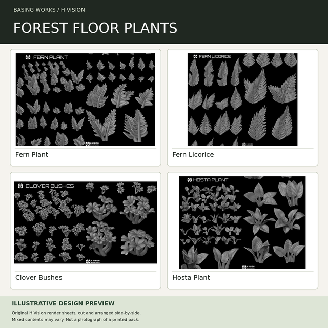 H Vision - Forest Floor Plants