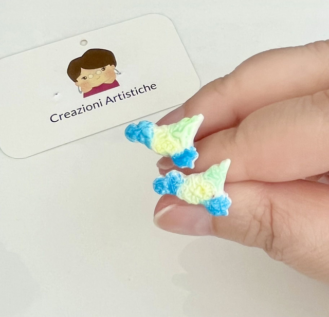 Orecchini Sicilia con Maioliche in rilievo