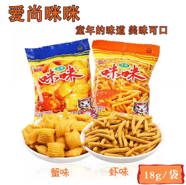 snack mimi 咪咪虾条18g