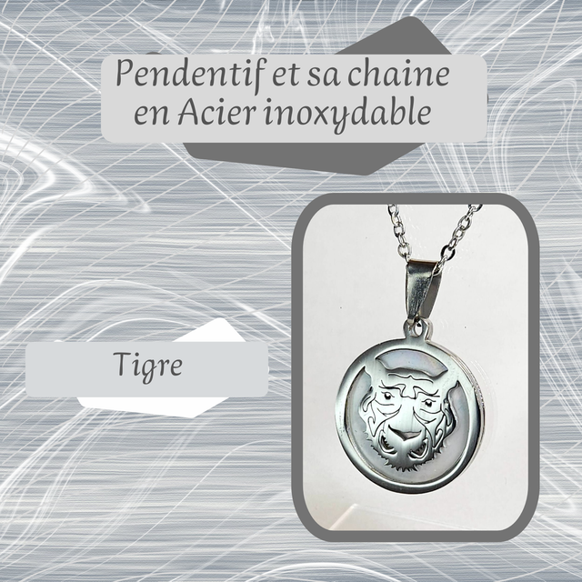 Pendentif L - Tigre