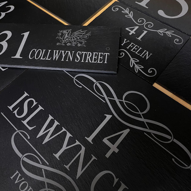 HOUSE PLAQUES From £25⭐️ SLATE all sizes 