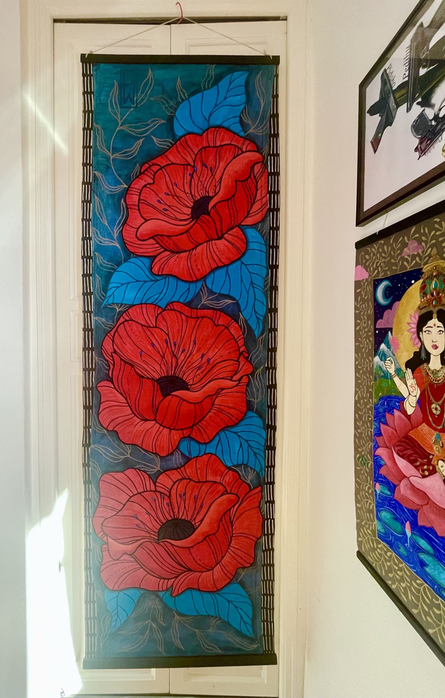 Kakémono Coquelicots XXL