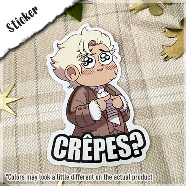 'Crêpes?' sticker