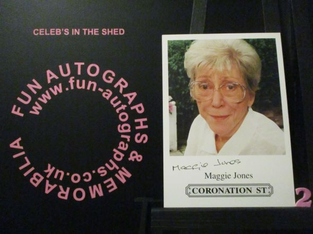 Maggie Jones (Blanche Hunt) Original Coronation Street Pre-Print Cast Card (2)
