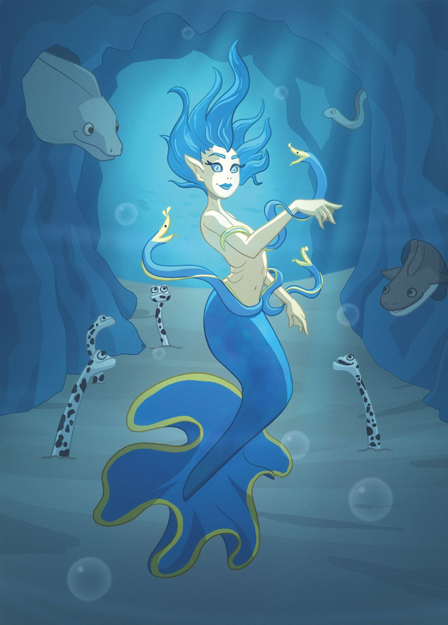 Print - La reine des anguilles