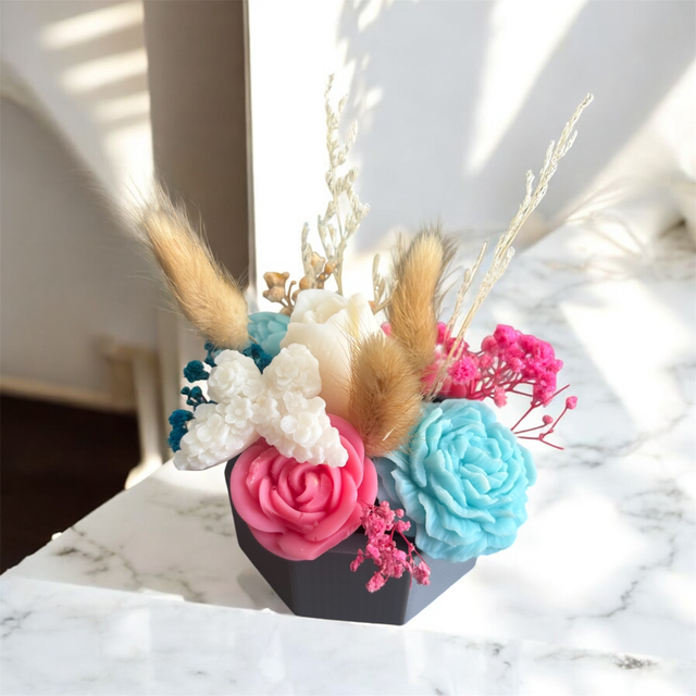 Composition florale fleurs éternelles