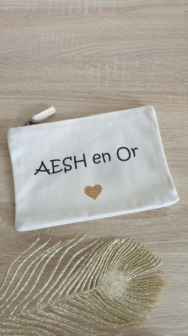 Pochette écru AESH