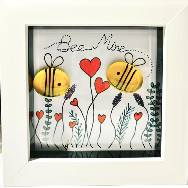 ‘Bee Mine’ Artwork in Frame