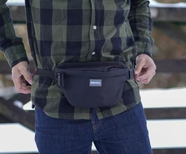 Recycled Bum Bag 1 L - Black 