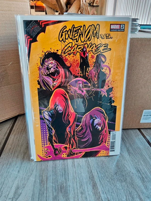 Gwenom vs Carnage 2 variante de Flaviano