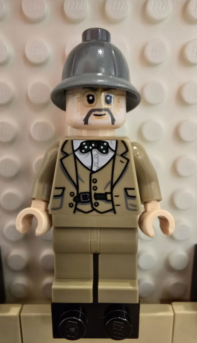 LEGO iaj047 Professor Henry Jones Sr. Minifigur