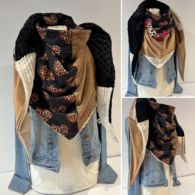 Maxi Chèche Double Patchwork 350