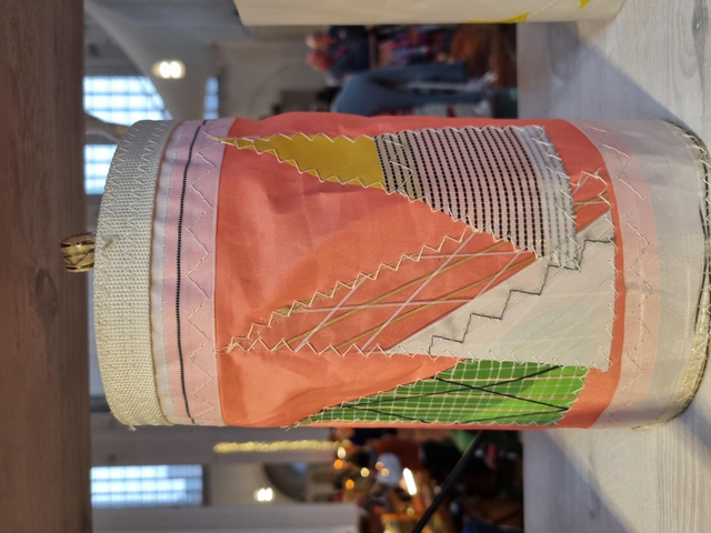 Lampenschirm aus Surfsegelupcycling