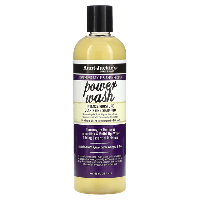 Aunt Jackie's Grapeseed Power Wash Shampoo 12oz