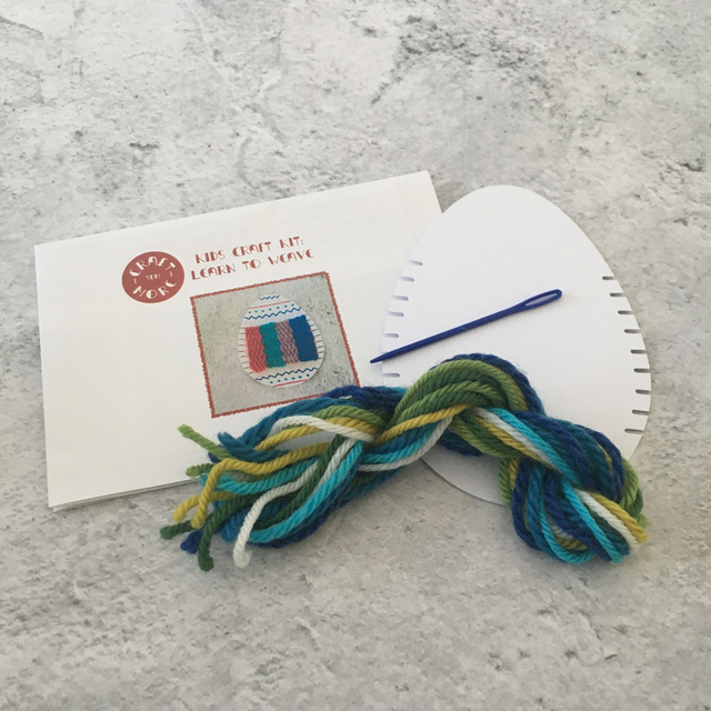 Kids Craft Kit: Learn to Weave, Egg