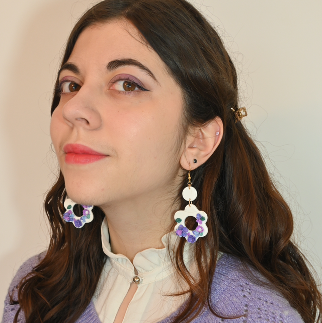 Boucles Hortensias - Grand Modèle