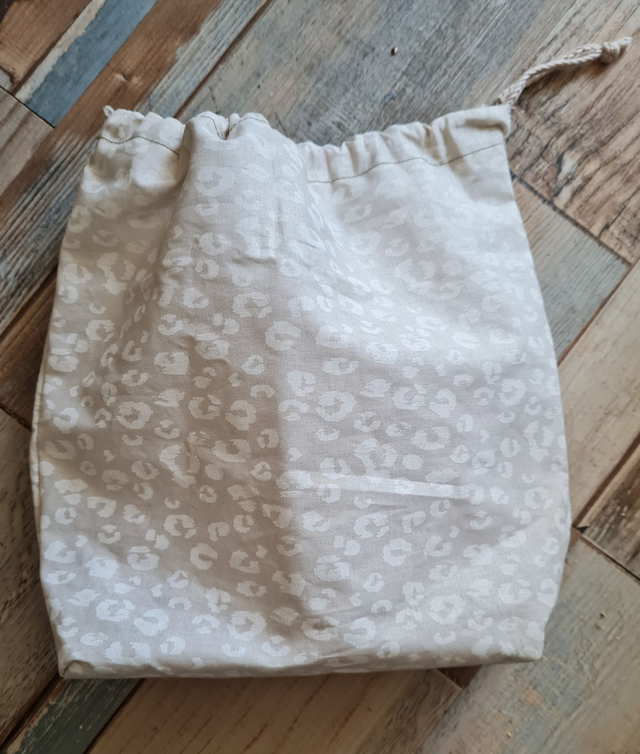 Sac à vrac en tissu seconde main – Pochette réutilisable zéro déchet upcyclée