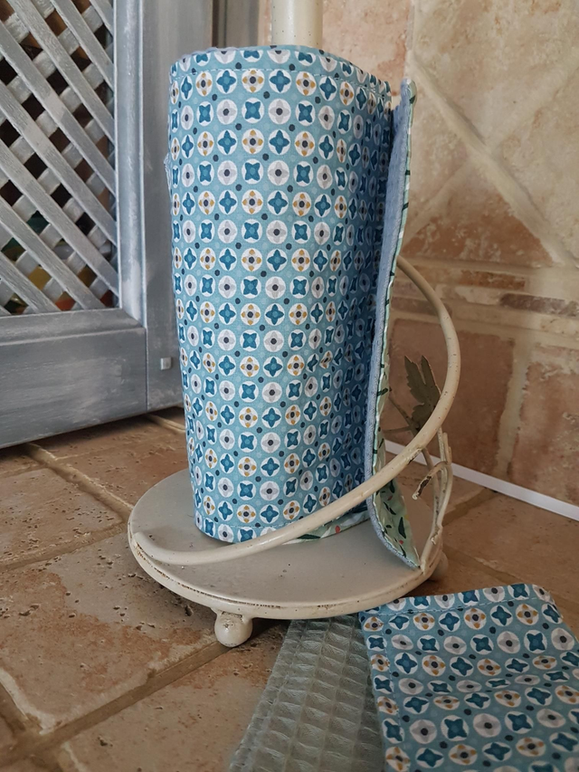 Rouleau 6 feuilles essuie-tout / serviette de table géométrique et florale