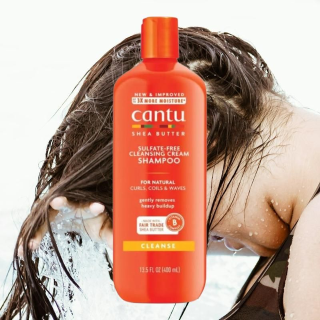 Cantu Shea Butter for Natural Hair Cleansing Cream Shampoo – 13.5oz | Natural Haircare & Hydration