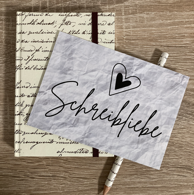 Postkarte „Schreibliebe“