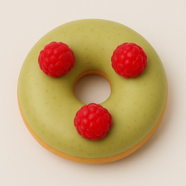 Donut Pistache Framboise