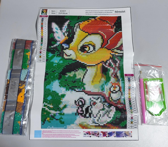 Diamond Painting Bambi 25x35cm 