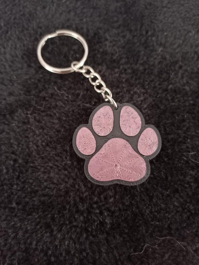 Porte clés patte 