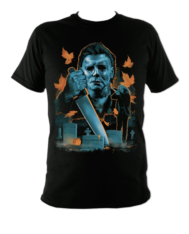 Michael Myers Fall Leaves T-shirt 