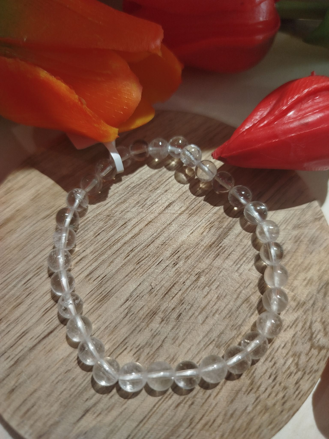 Bracelet en Cristal de Roche 