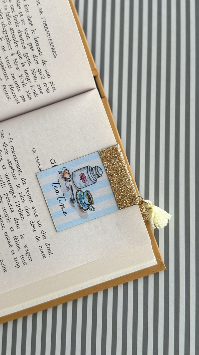 Marque-page &quot;Tea Time&quot;