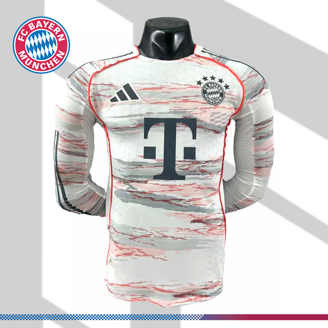 Bayern 25/26 away long sleeve players version (Players version recommended 1 size larger than usual)