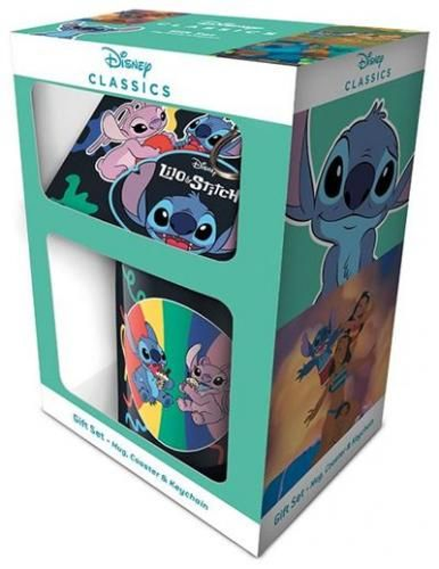 Lilo&amp;Stitch - Coffret (Mug, porte-clés, sous-verres)