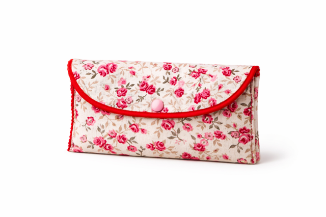 Pochette à lunettes nettoyante réversible modèle « Alba »