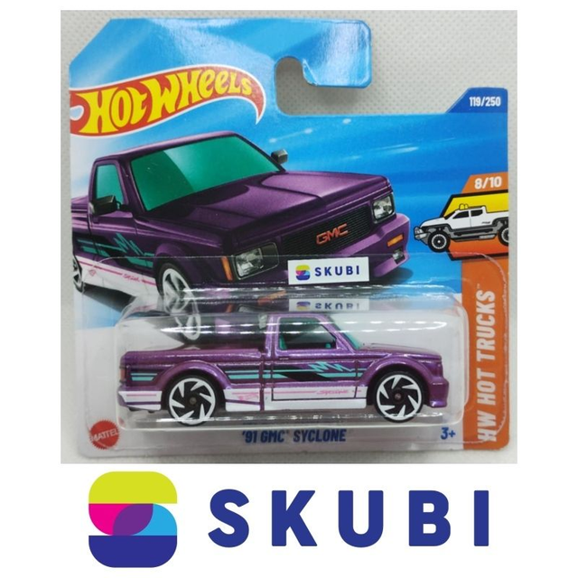 1991 GMC Syclone HW Hot Trucks 8/10 - Hot Wheels 119/250