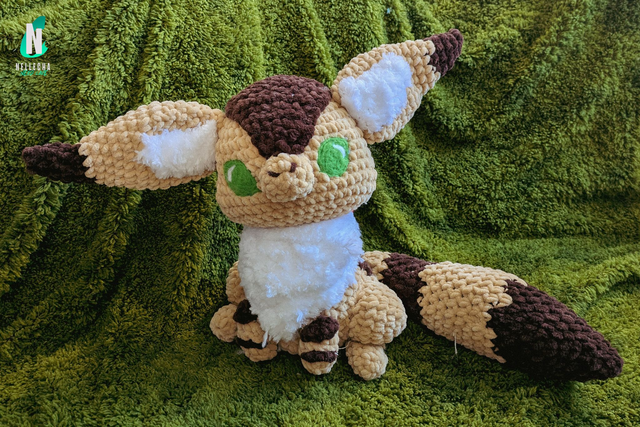 Teto, le renard écureil - Peluche en crochet