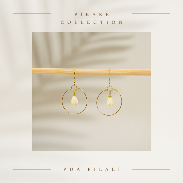 Boucles d'oreilles Anneaux / Circle Earrings - Pikake 